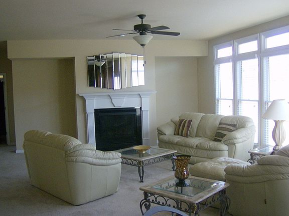 Partial View of Large Open Family Room