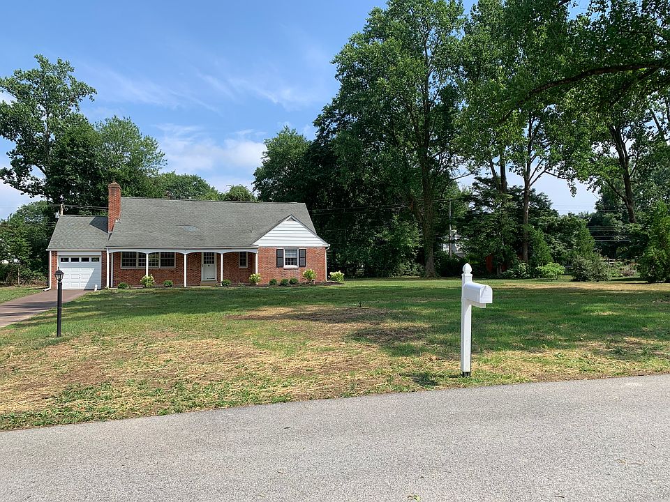 View from Merrill Road (large yard and driveway)