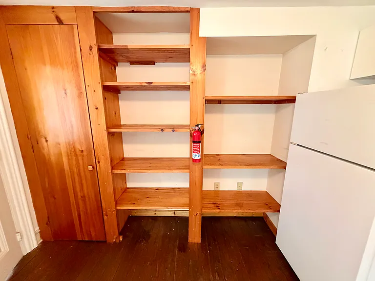 Storage in kitchen.