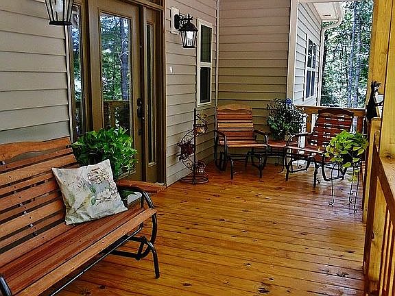 Large front porch