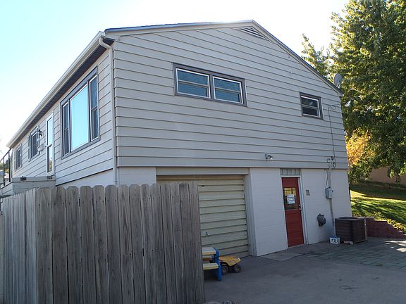 Attached garage under house