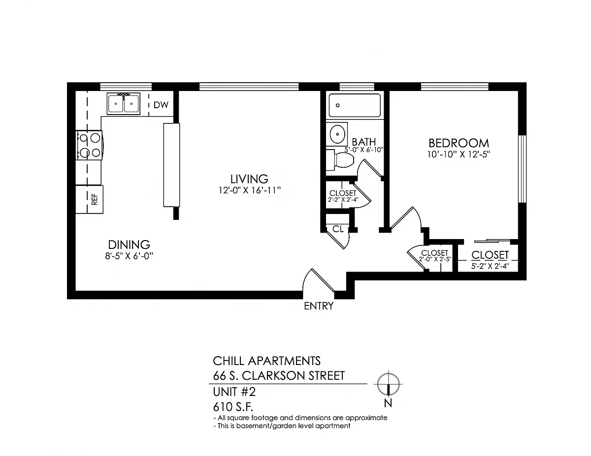 Floor plan 1 Bedroom