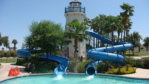 waterpark on property