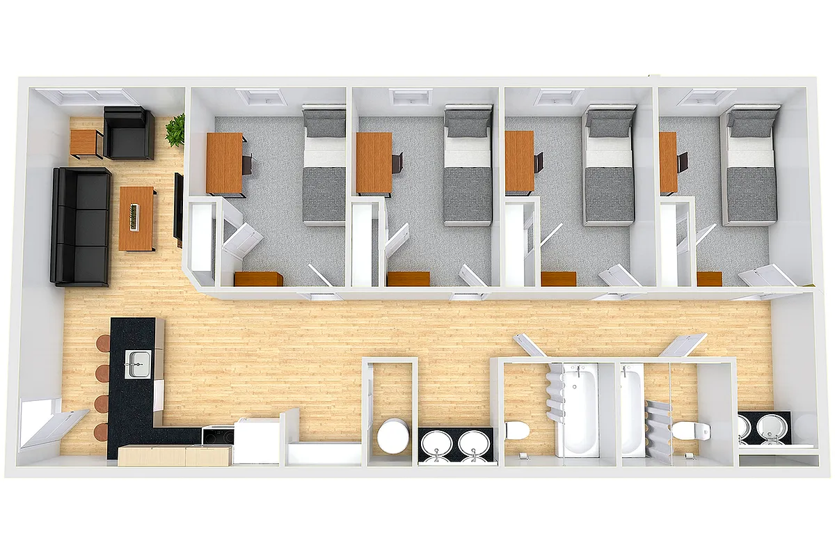Floor plan Hollister