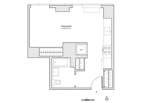 Floor plan Studio-S9-H26-39