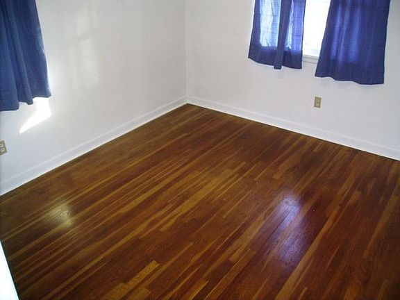 Gleaming hardwood floors