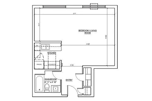 Floor plan Bachelor A