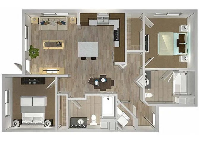 Floor plan B1