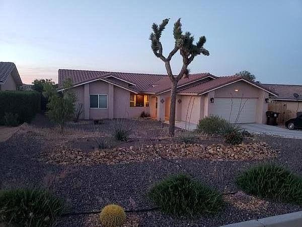 Landscaped front yard.