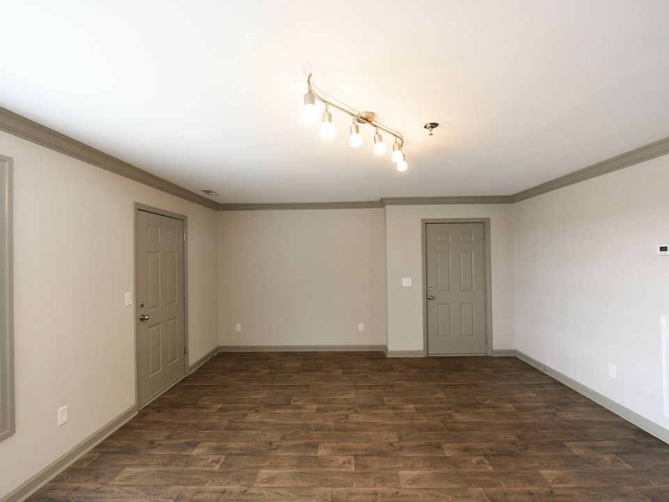 Living Room with Hardwood Style Flooring