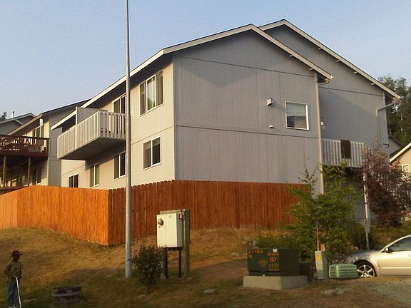 Back view of condo