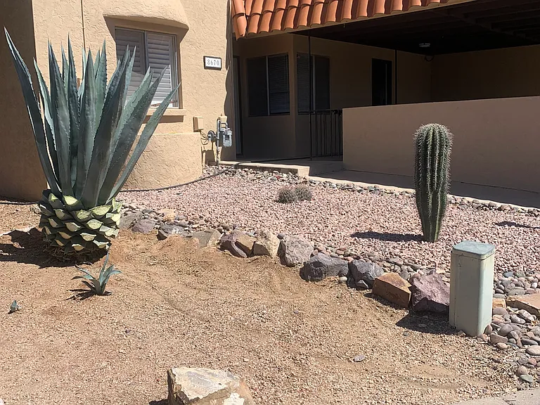 Front of townhouse