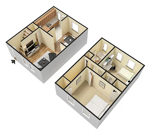 Floor plan 2 Bedroom