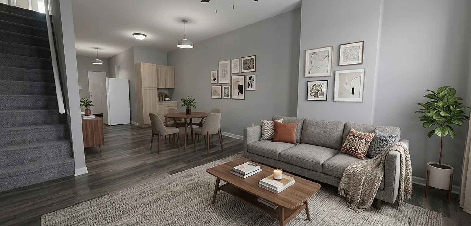 Move-In Ready 3-Bedroom Home with Stylish Hardwood-Style Flooring — Photo 2