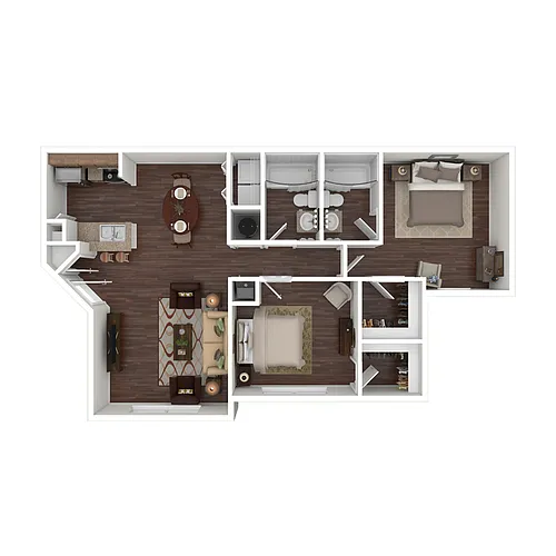 Floor plan 2x2L