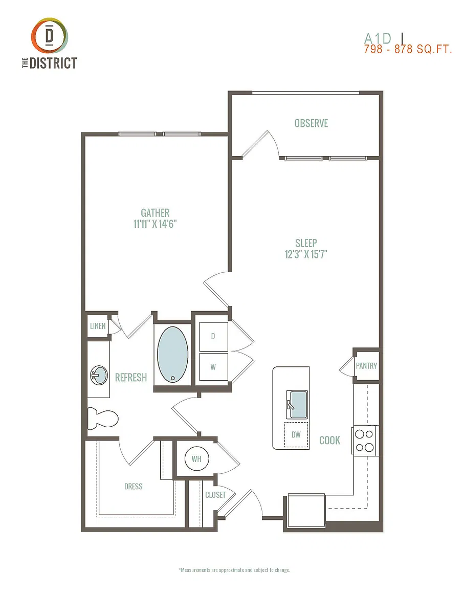 Floor plan A1D