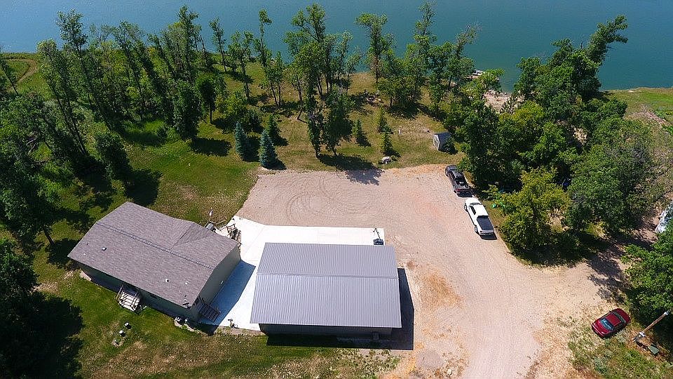 Aerial view of property