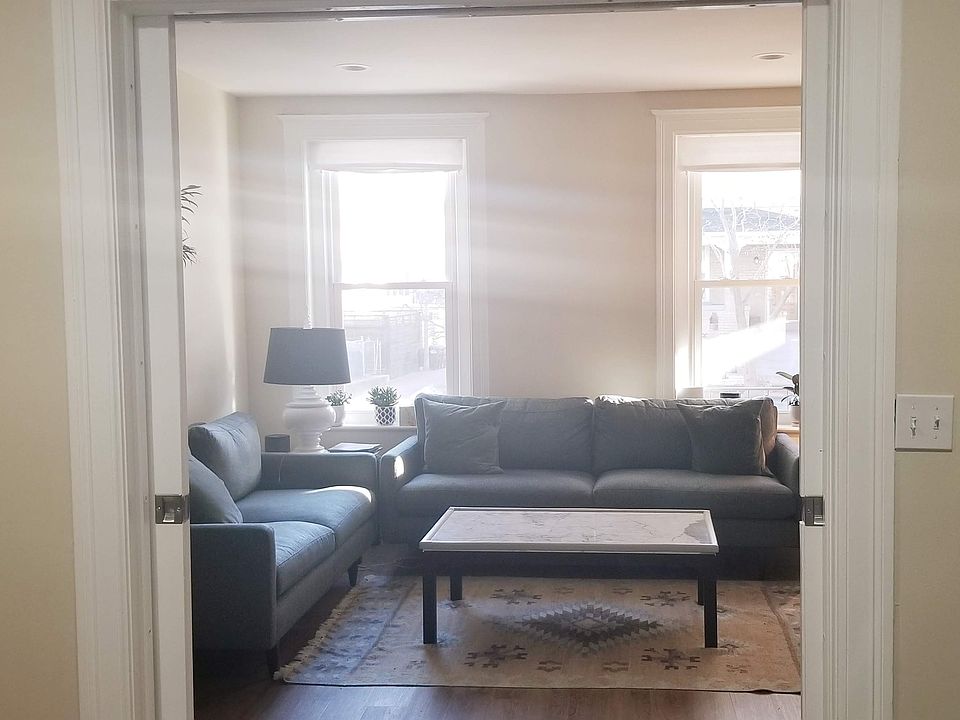 Living room to right of the foyer, view from dining room