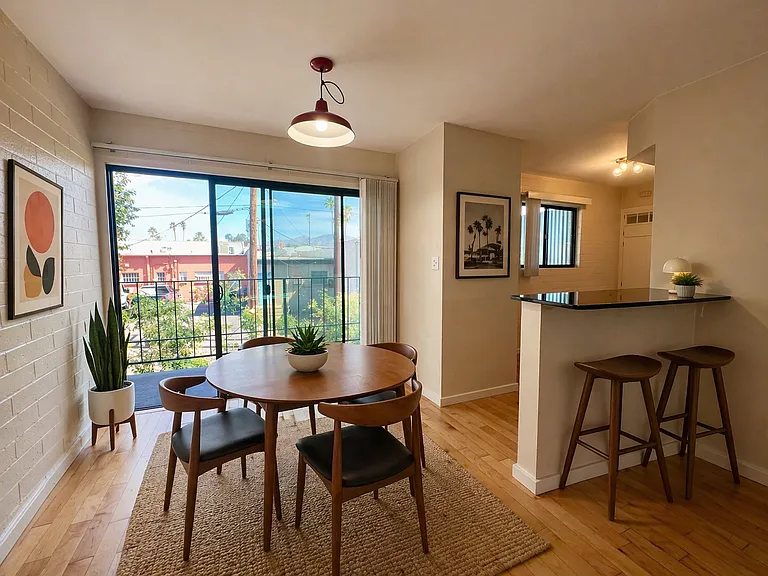Second Floor Apartments with abundant light.