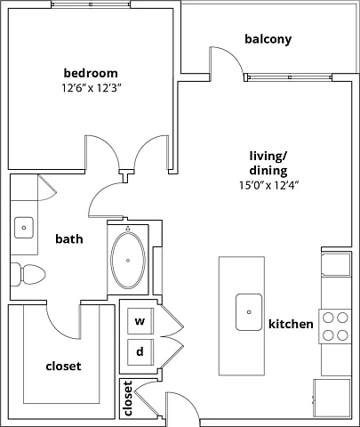 Floor plan A2