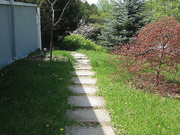 Front path