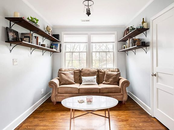 Reading Nook off the Living Room with Large windows for great natural light