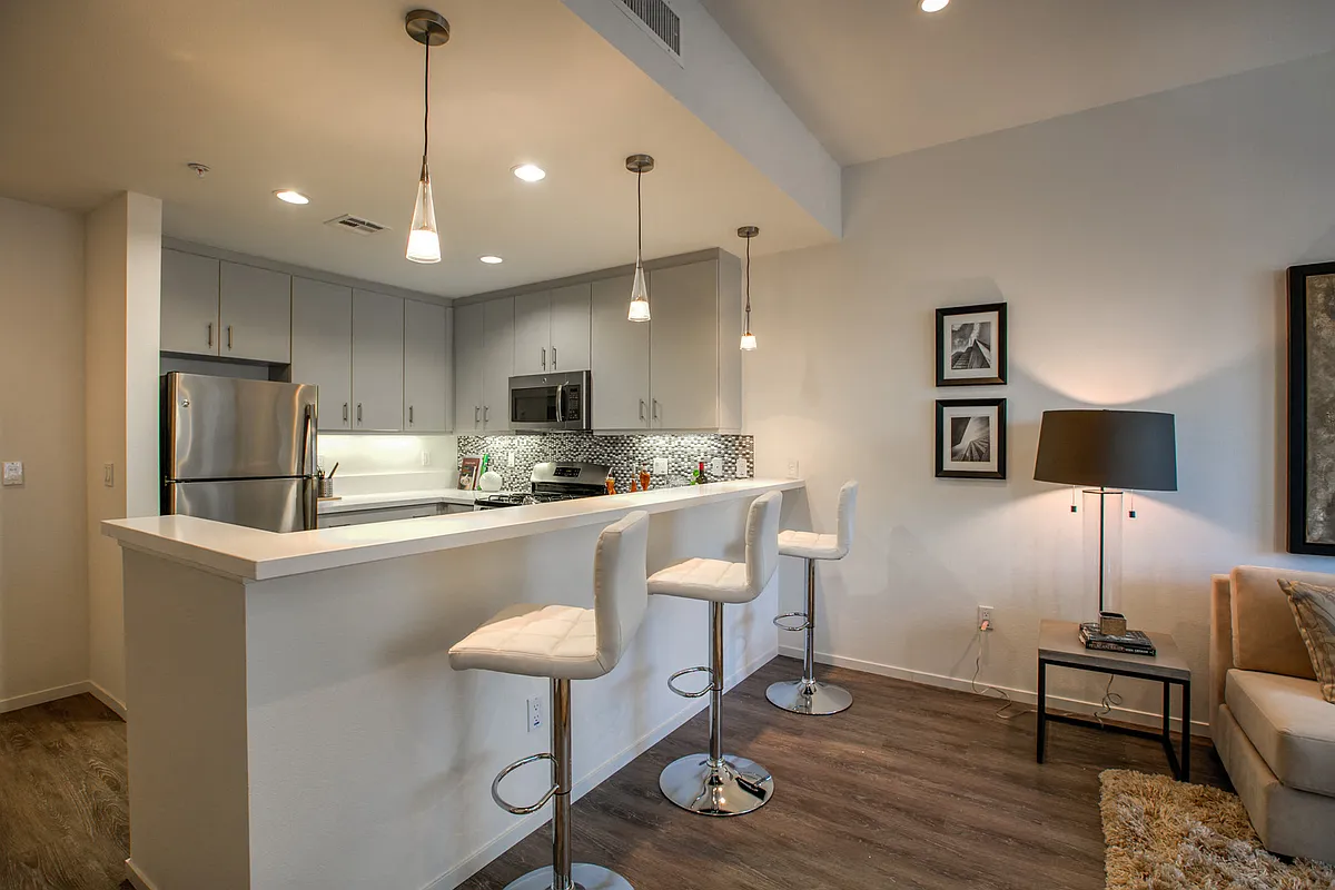 Modern Kitchen with Breakfast Bar - Legendary Glendale