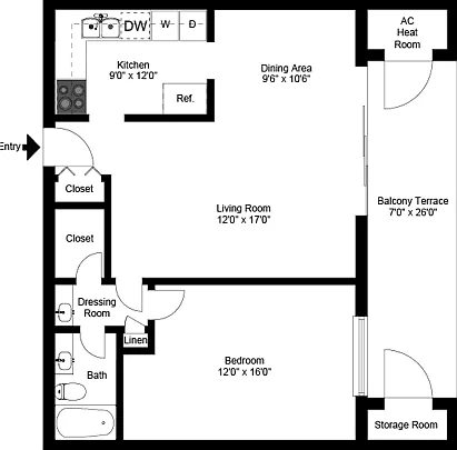 One Bedroom One Bedroom
