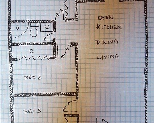 Seller came up with this design..very close to scale.