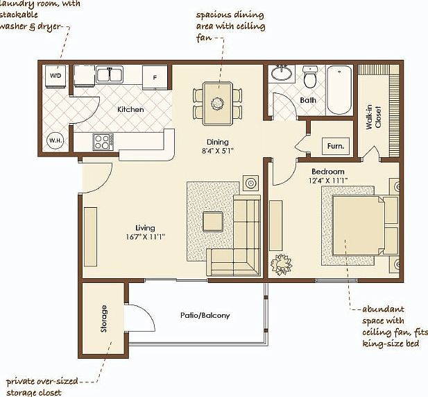 1st image of 1737 W Woods Dr APT 1207