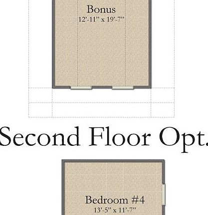 Second Floor/ Second Floor Option
