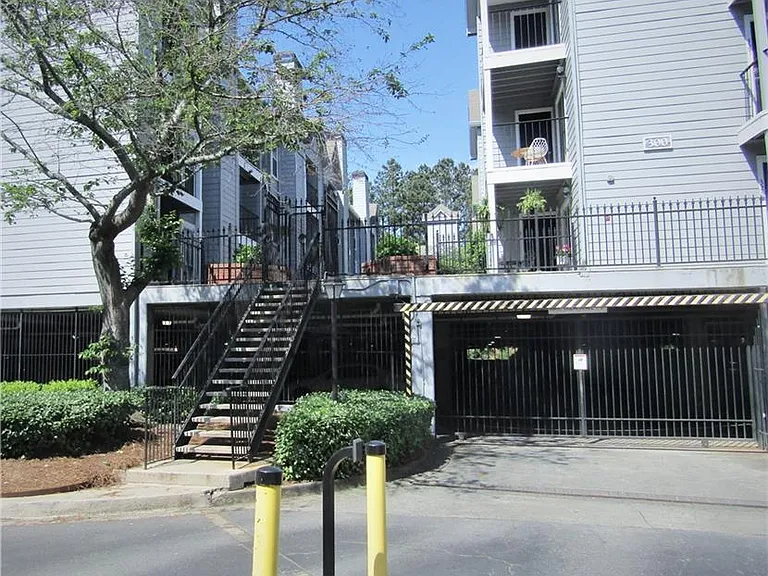 Gated entrance to the condo