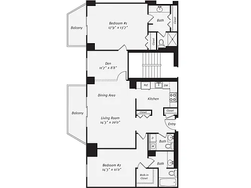 Floor plan B5D