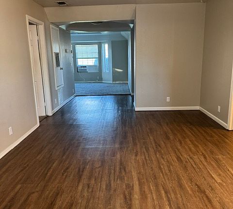 open area next to the kitchen