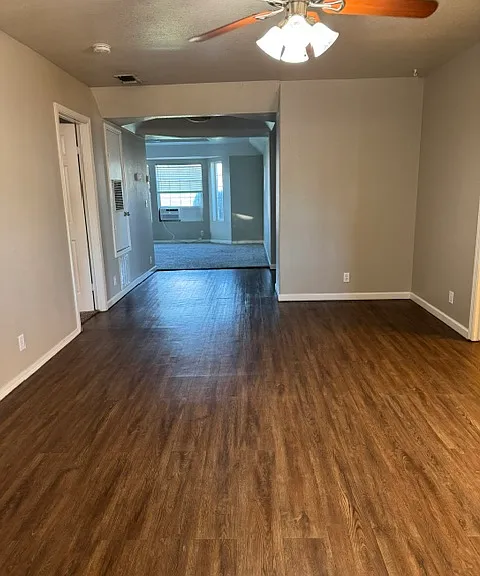 open area next to the kitchen