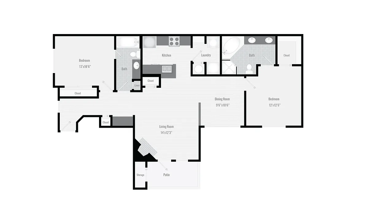 Floor plan B3