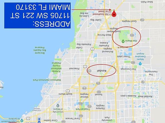 Property Address: 11705 SW 221 ST. MIAMI FL 33170.