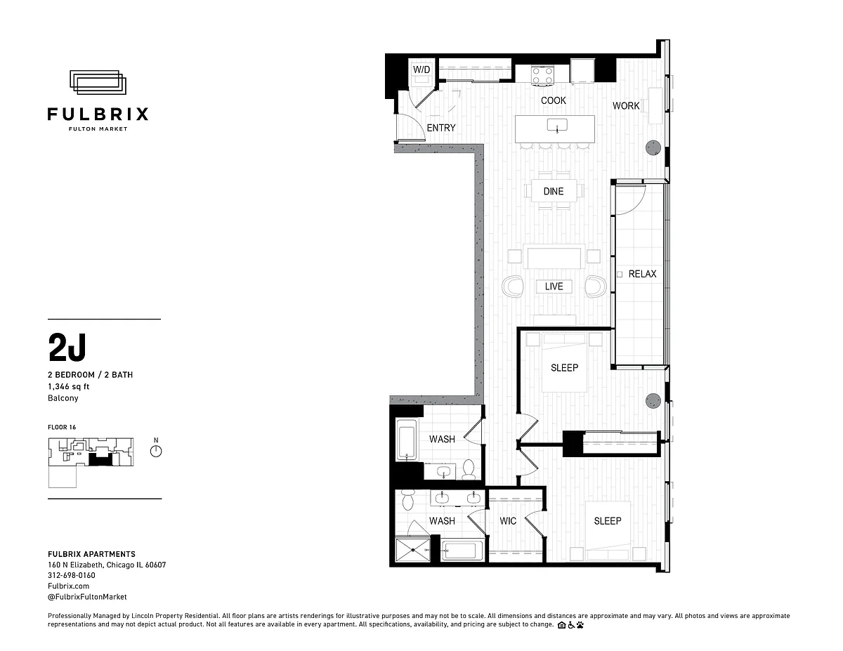 Floor plan 2J