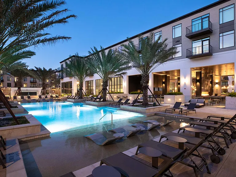 Cool off in your own backyard pool and relax after a long day