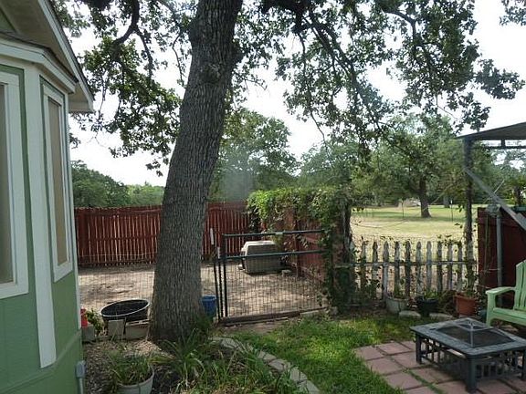 View of yard showing dog run.