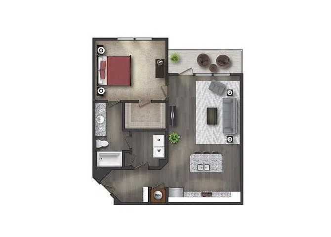 Floor plan Belle w/Garage