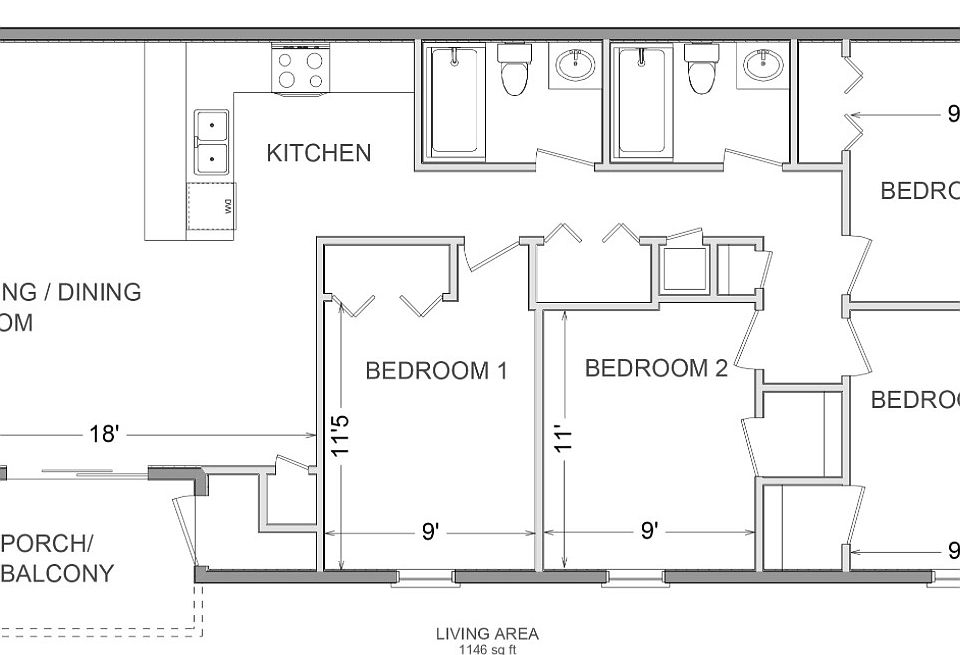 2nd image of 1211 University Ter APT C