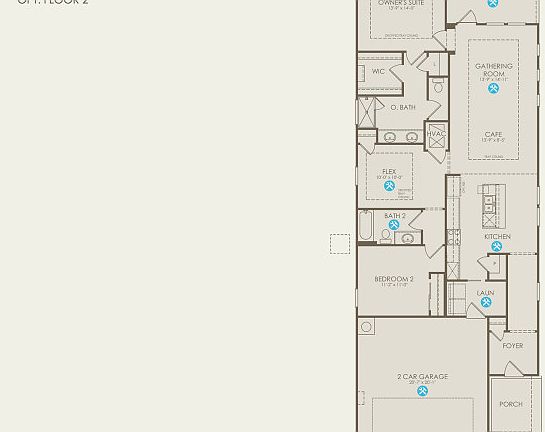 Hallmark Floor Plan, Quick Move-In Home, Floor 1