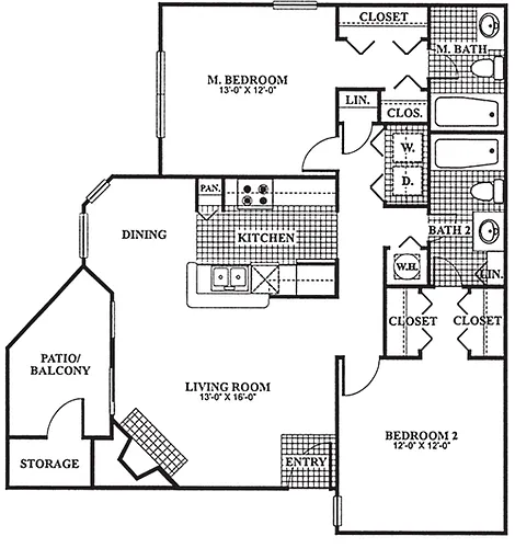 Floor plan B3