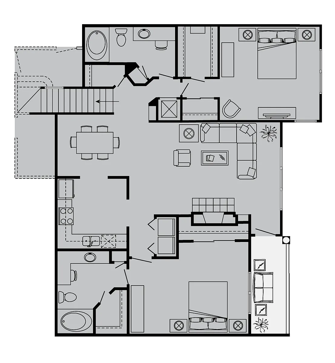 Floor plan G
