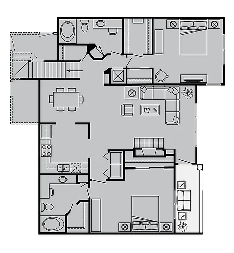 Floor plan G