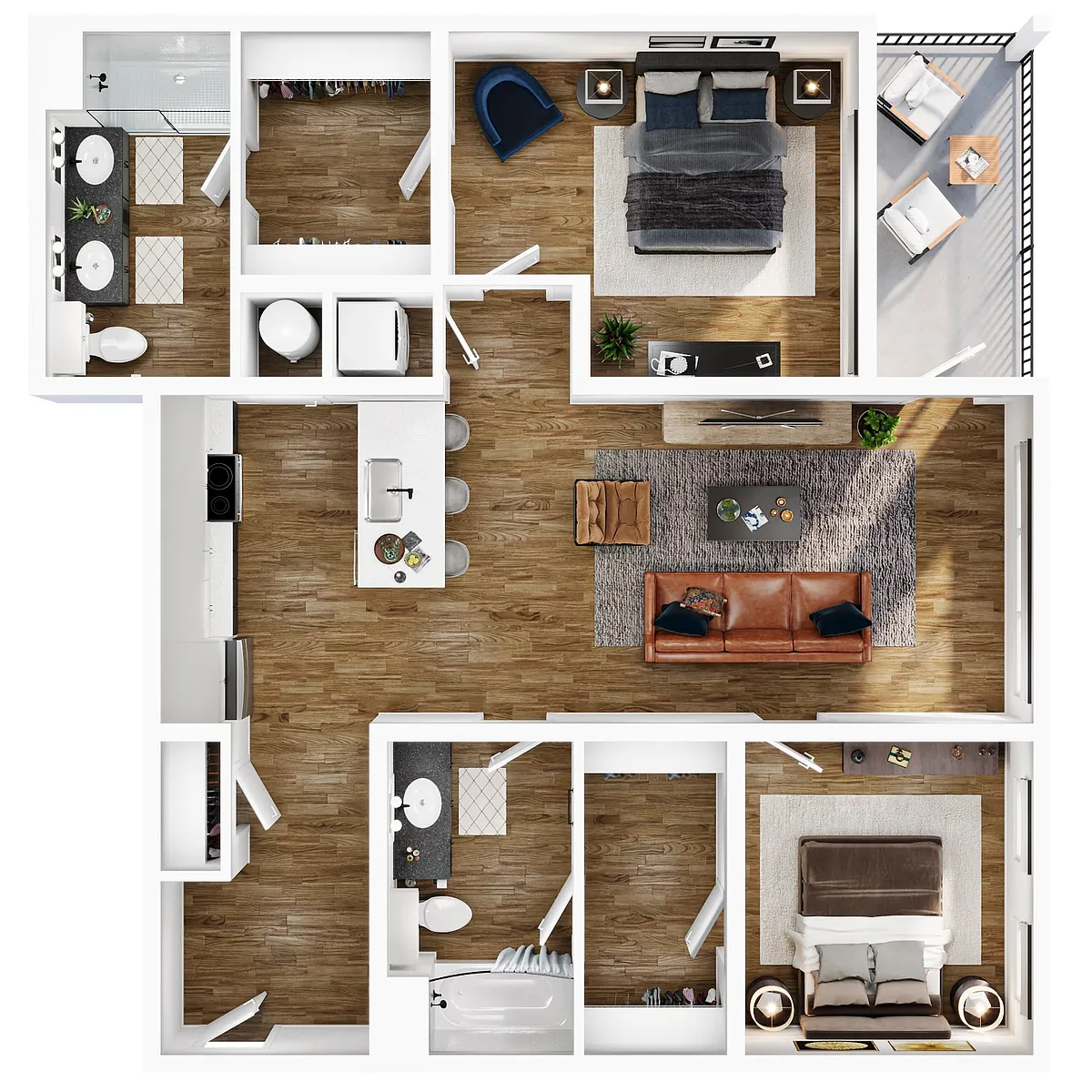 Floor plan Jade-2B