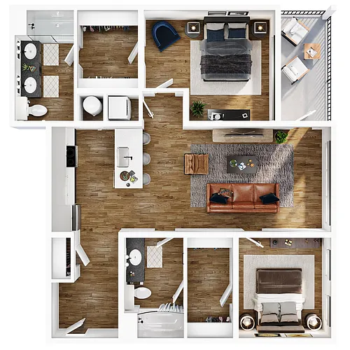Floor plan Jade-2B