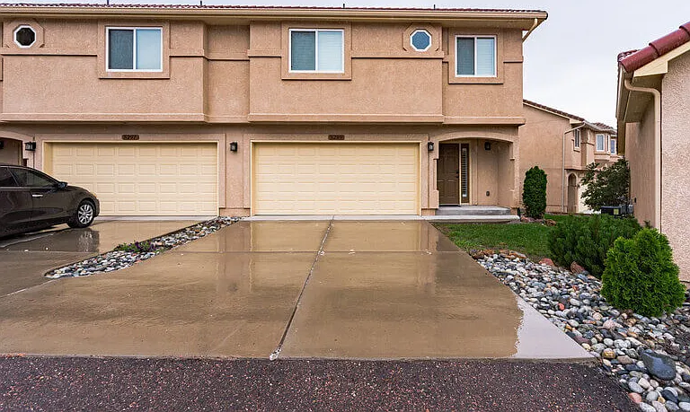 front and garage entrance