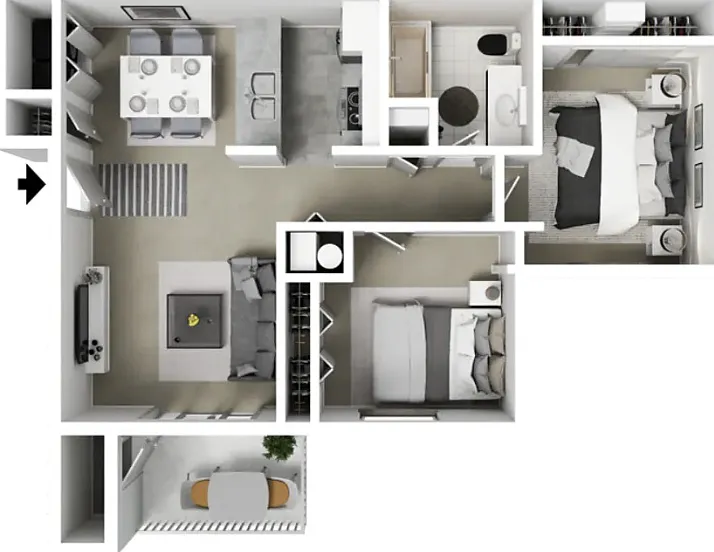 B3 Floorplan Diagram